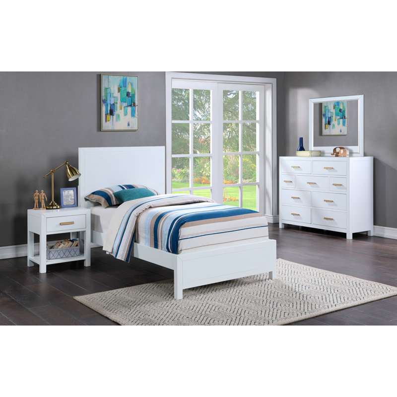 50'' W 9 - Drawer Dresser, White Oak