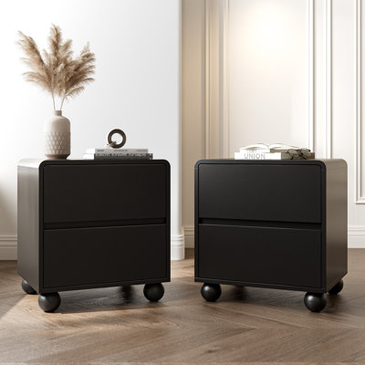 2-Drawer Nightstand, Set Of 2