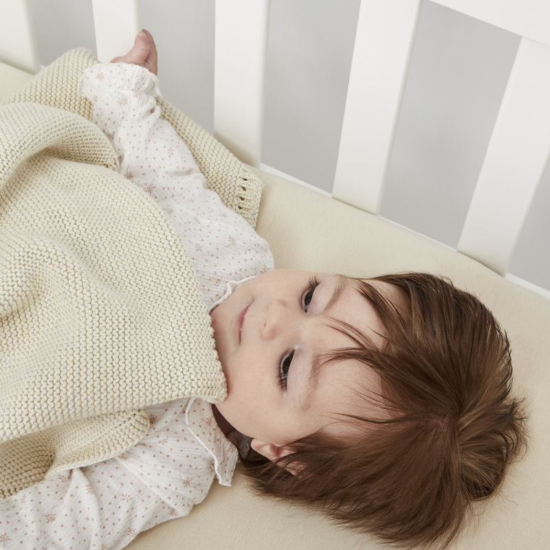 55% Organic Cotton, 45% Polyester Baby Blanket, Linen