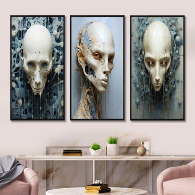 Crâne d'extraterrestres minimaliste