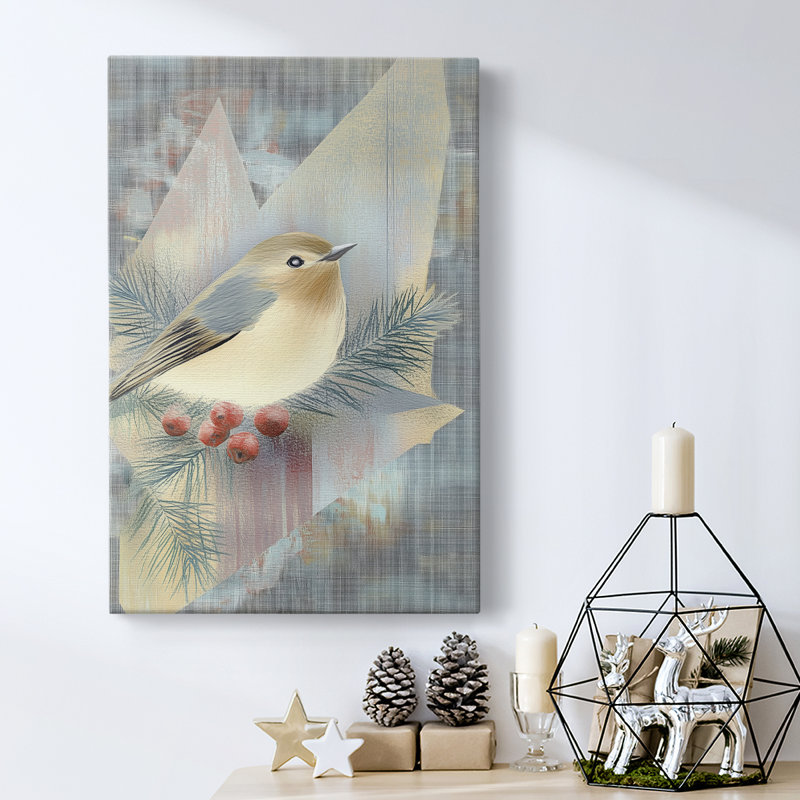 Art des Fêtes de Noël - Toile tendue avec châssis CLCLXXVII, H 24 po x l 16 po
