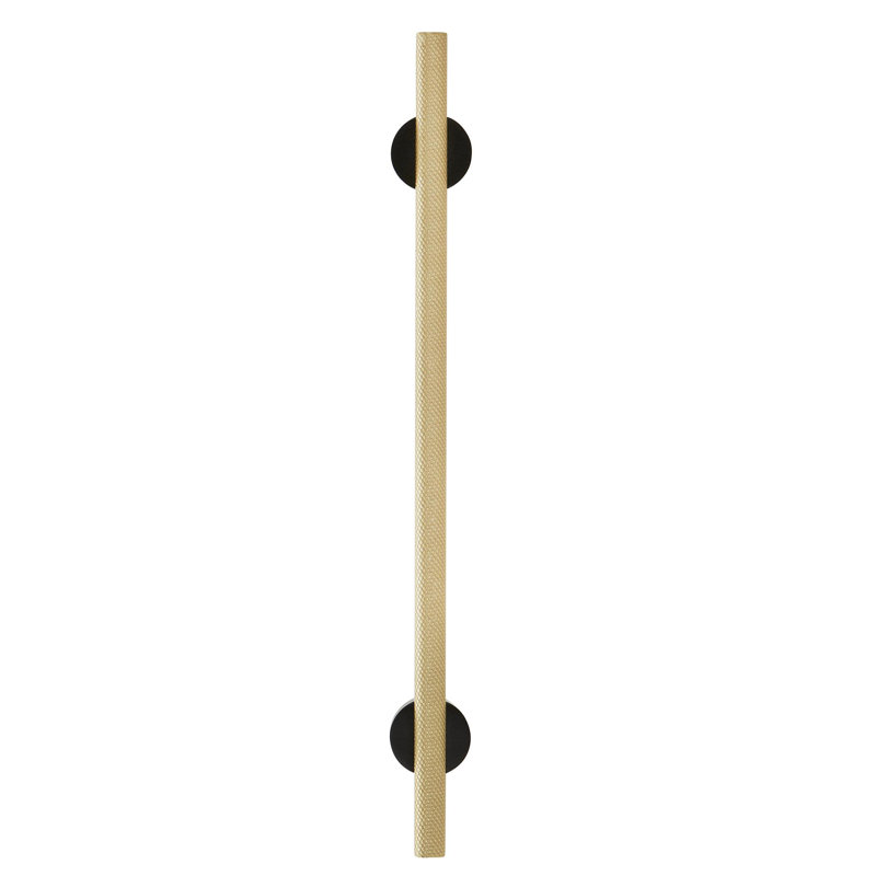 Poignée barre Transcendent, Noir mat / or mat, 7.5625"