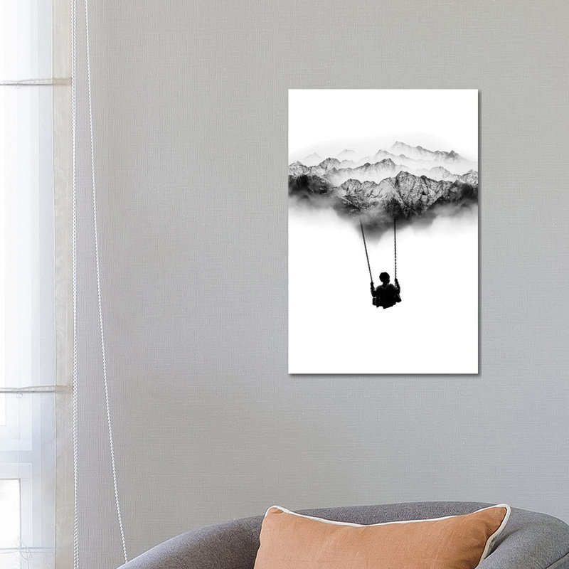 Mountain Swing by Stoian Hitrov - Gallery-Wrapped Canvas Giclée on Canvas, 66.04cm H x 45.72cm W, Wrapped Canvas