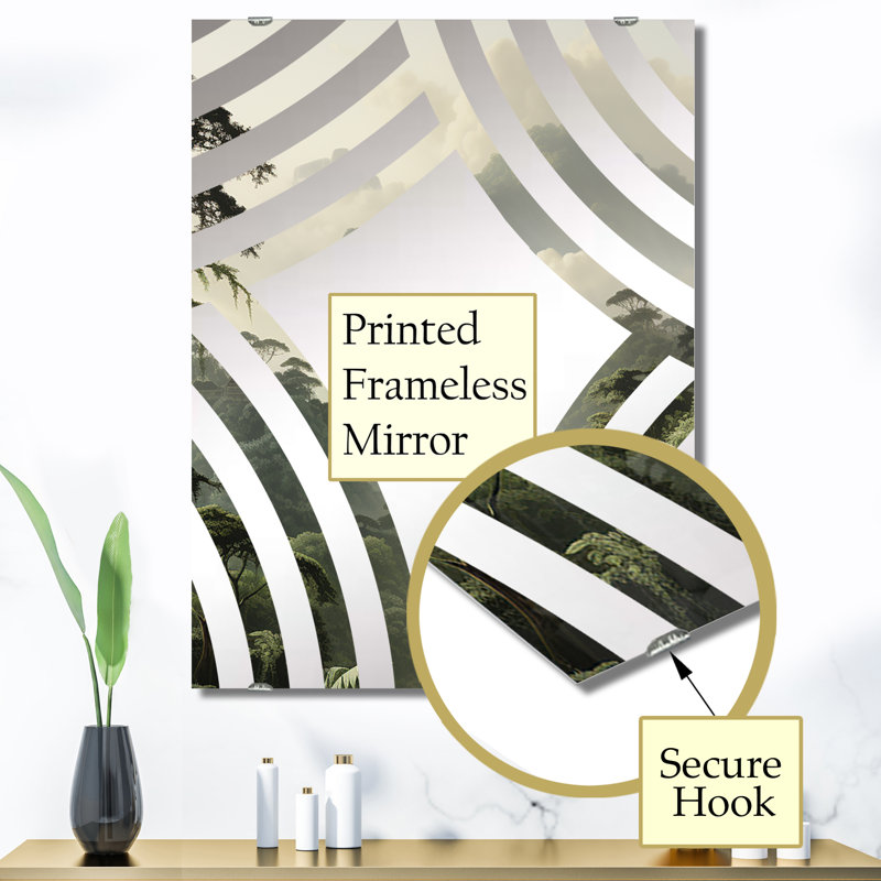 Miroir mural décoratif Kaye - MIR134983, 40 po x 30 po