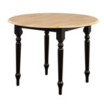 Cecelia Extendable Round Solid Wood Dining Table