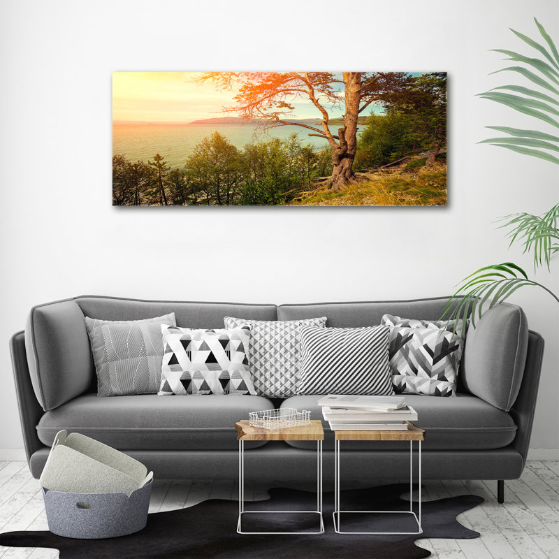 Scandinavia Lake - No Frame Print on Canvas