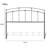 Francisco Full Headboard Only - Black Walnut-1678645890