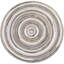 Concentric Geometric Handmade Tufted Wool Gray Area Rug-24129420