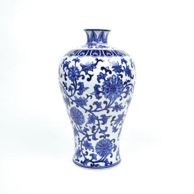 Vase Gourde - Bleu chinoiserie