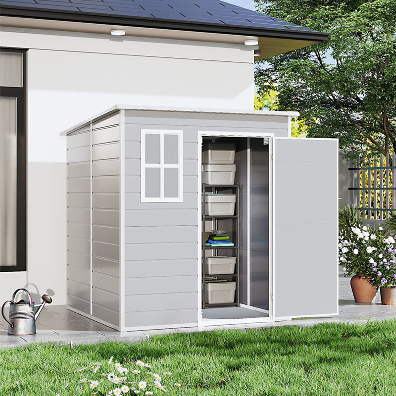 Plastic Outdoor Garden Storage Shed, 20.97 sq.ft.