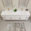 Ensemble de meuble-lavabo double mural 83,4 "-70381376