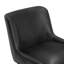 26" Upholstered Bar & Counter Stool With Back, Available in Leather or Linen-1482670194