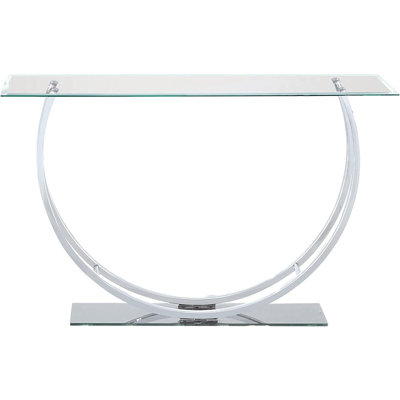 Hulet 48'' Glass Top Console Table