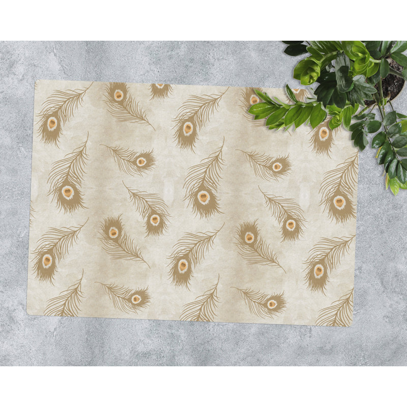 Natija Hard Floor Rectangular Chair Mat, 70 x 100cm