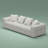 Modern Plush 4-Seater Sofa With Tufted Design And Extra Comfort Pillows