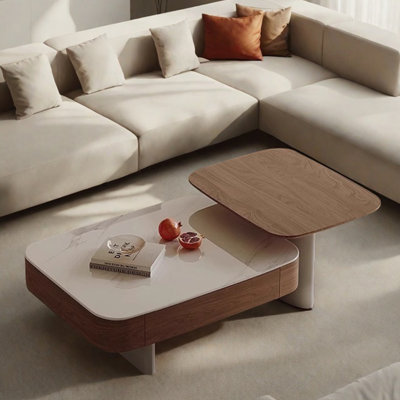 Table basse haut de gamme au design rétro