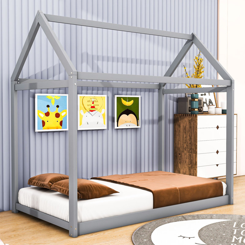 Lit simple Brooklane par Isabelle & Max ™, gris