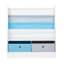 TUMBY 74 cm H x 77 cm W Book Display Bookcase