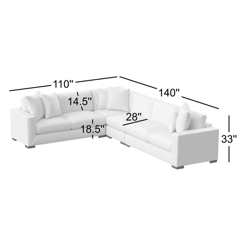 Nicolette Sectional Collection, Akiko Graphite Performance, Molasses
