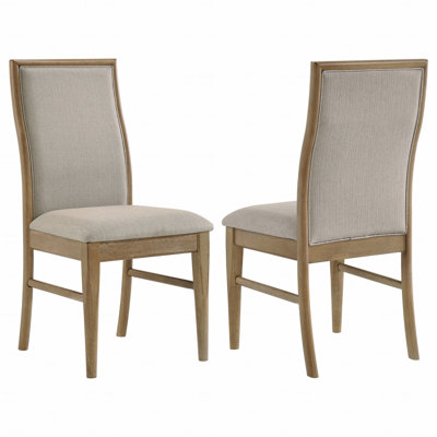 Ensemble de 2 chaises de salle à manger rembourrées
