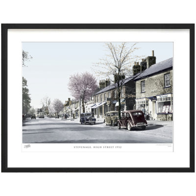 Stevenage, High Street 1952 by Francis Frith - Single Picture Frame Print