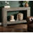 Farmhouse Entryway Console Table, 2-Tier Entryway Table, Long Sofa Accent Table Behind Couch Table w/ Open Storage for Entrance, Living Room, Hallway, 47"-1045682889-1045682888