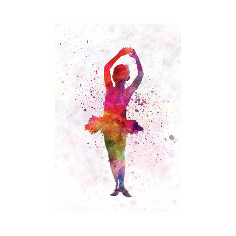 Ballerina Dancing II by Paul Rommer - Wrapped Canvas Painting, 66.04 cm H x 45.72 cm W
