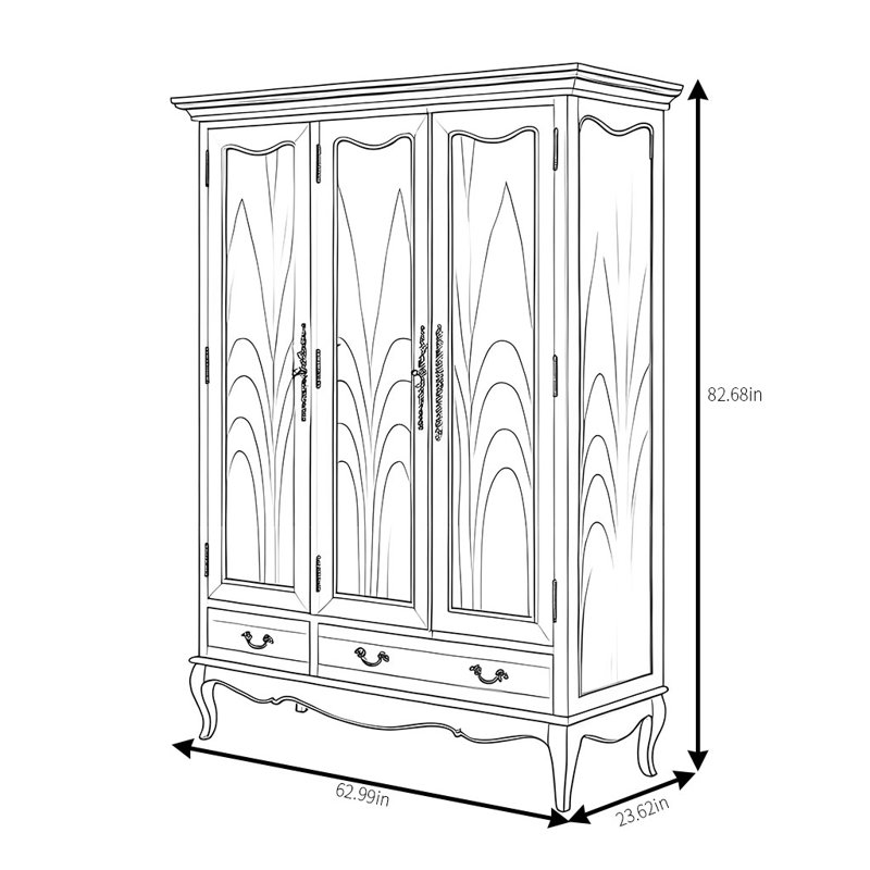 Simple And Luxurious Wardrobe