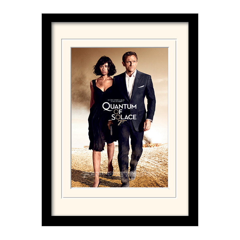 Quantum Of Solace One Sheet by James Bond - Single Picture Frame Print