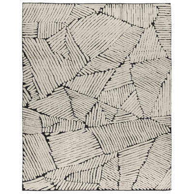 Ravine Handmade Wool Geometric Area Rug