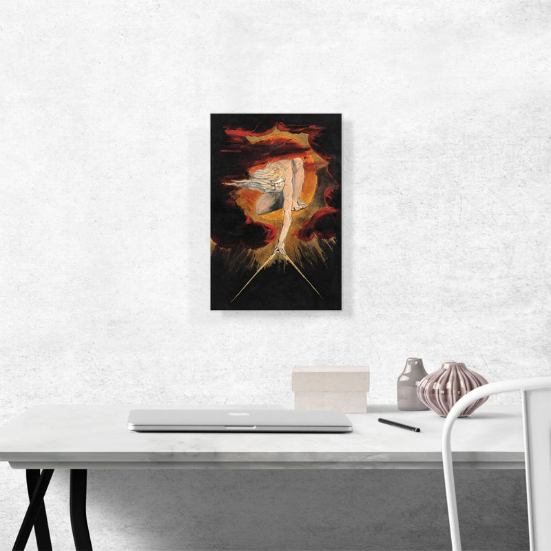 «The antique of Days» par William Blake, reproduction d'art sur toile tendue, H 18 po x l 12 po x 1,5 po