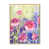 Toile avec cadre flottant brun