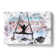 Aerialist Gymnastics At Sunset In Abstract - Wrapped Canvas Painting