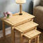 Recdo Solid Wood Nesting Tables