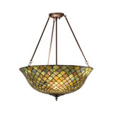 Meyda Tiffany & Stained Glass 3 - Light Semi Flush Mount