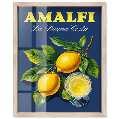 Coastal Quench Shadowbox Print Retro Summer Prints by Art Remedy