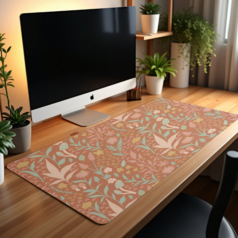 Polyester Desk Pad, 14.4x12.1