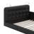 Queen Upholstered Platform Bed With 2 Reading Lights-335629219