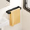 Porte-serviette à main anneau de serviette noir 10 pouces porte-serviettes mural noir mat moderne en acier inoxydable SUS304