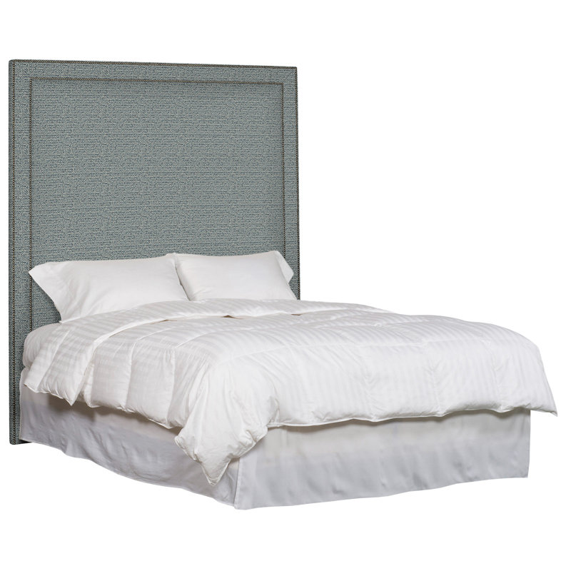 Hillary/Hank Upholstered Headboard, Tuck Cobalt, No