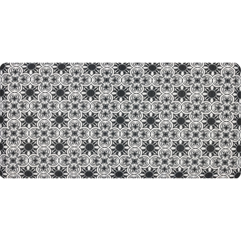 Tapis anti-fatigue Djuanna, Rectangle 1 pi 6 po x 2 pi 6 po, Noir