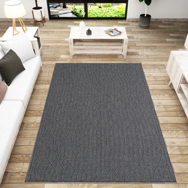 Tapis Esthen avec envers antidérapant, Rectangle 6 pi 6 po x 9 pi 6 po