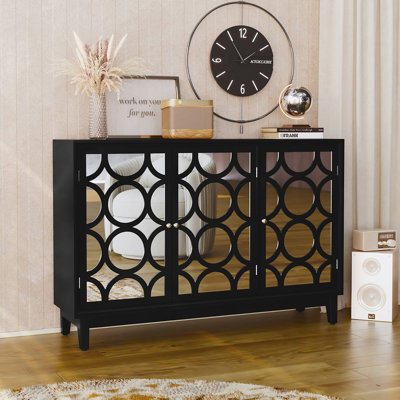 Buffet 3 portes miroir