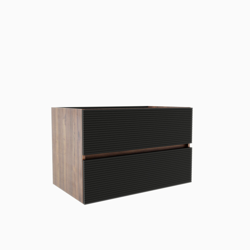 Meuble-lavabo mural avec tiroirs, 18.93 "H x29.65"W x 17.95"D