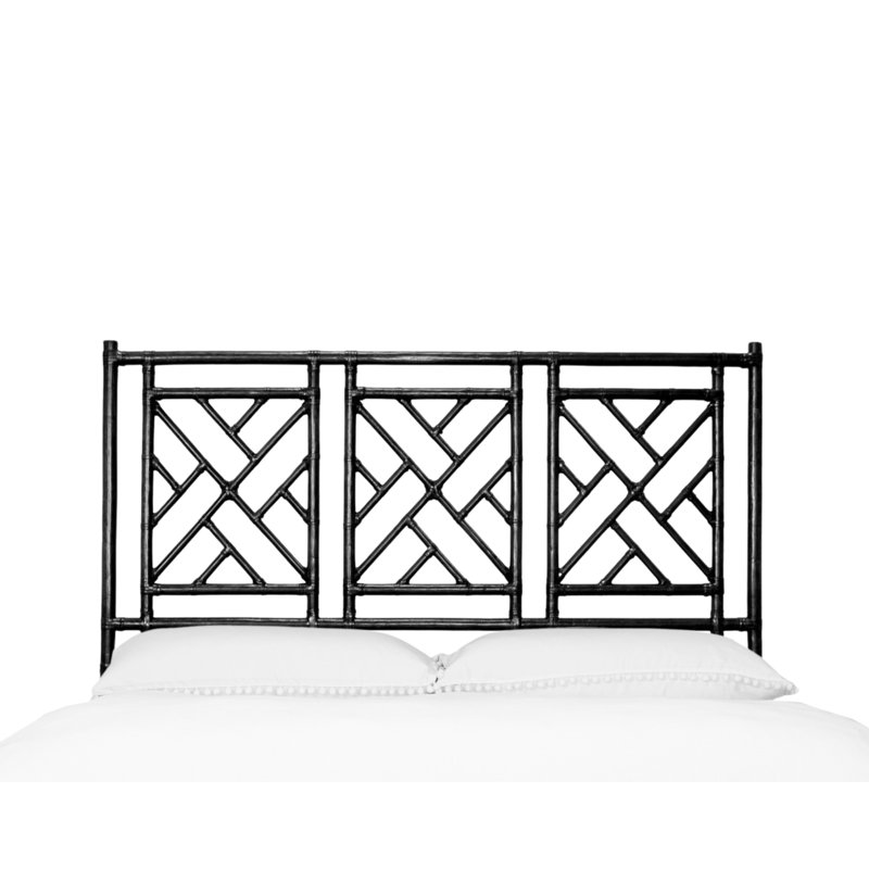Chippendale Standard Bed, Black, Queen