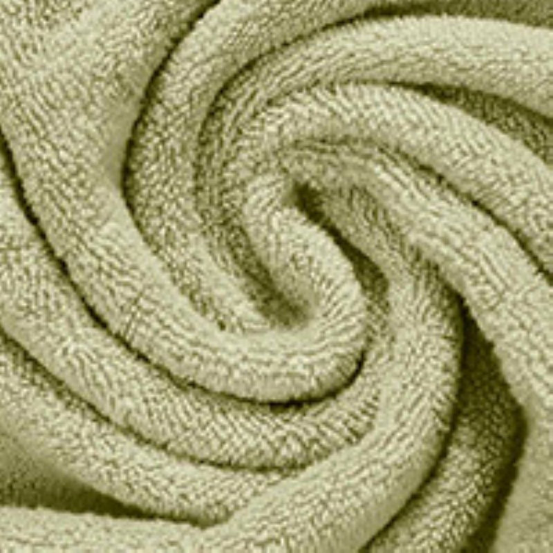 Willow 3 Pieces Towel Set – 100% Combed Cotton, Premium Quality 630 GSM, Green, Ultra-Soft & Highly Absorbent (1 Bath, 1 Hand, 1 Wash Towels set)