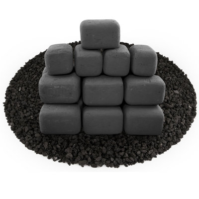 3'' x 3'' Rectangle Ceramic Fire Pit Accessory