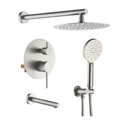 Fixation murale circulaire avec valve brute