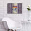 «Sunset Chair Palm» par James Mazzotta, art mural en métal-2043359049