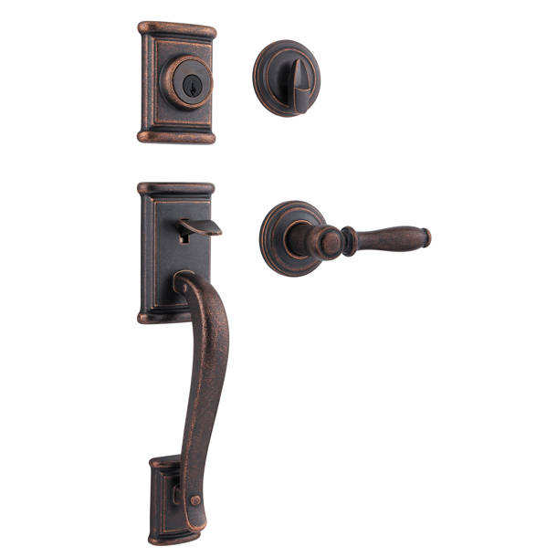 Kwikset Ashfield MATTE BLACK Door Lever & Reviews | Wayfair